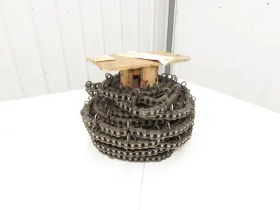 Dematic FMH 20052-000 Cable Chain Loop Ring Attachment #50 Roller Chain 80Ft