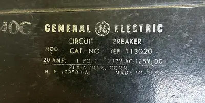 Used GE TEF113020 Miscellaneous Equipment (Electrical & Power) | Surplus Asset Holdings #1200094