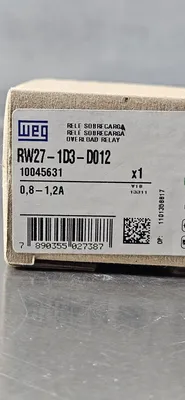 WEG RW27-1D3-D012 Overload Relay. Loc4E-21