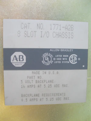 USED Allen-Bradley 1771-A2B