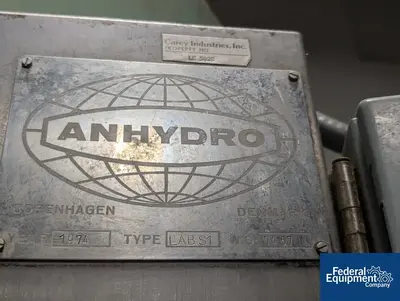 USED Anhydro 39" Anhydro Spray Dryer, S/S, Model LABS1