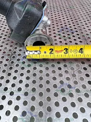 USED ITT PURE FLO 1-316L-RA15MAX-CWP150 DIAPHRAGM VALVE W/ 1" SANITARY FITTING