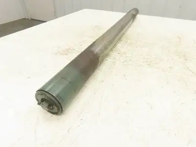 Hytrol 2.5"x 38"BF Steel Gravity Conveyor Roller 11/16" Hex Axle