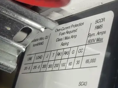 USED SQUARE D MODEL 6