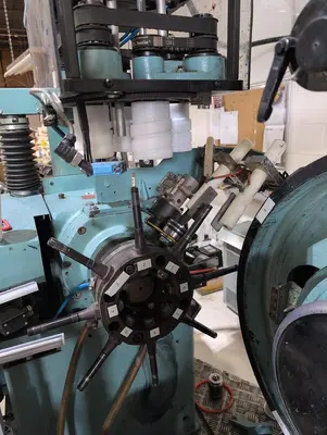 2000 Van Dam 565C 5-Color Cup Printing Line