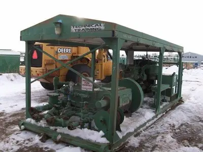 USED NATIONAL JWS-125, 3.5X5 TRIPLEX MUD PUMP PACKAGE