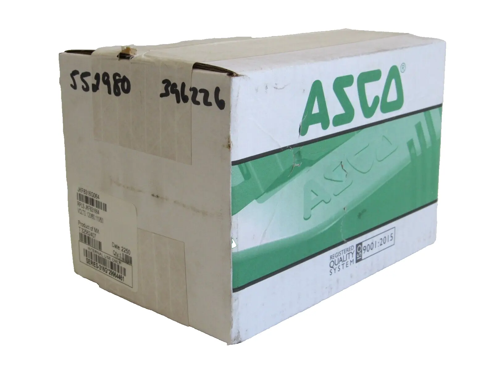 NEW ASCO JKF8316G064 SOLENOID VALVE 120/60, 110/50V