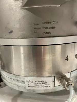 MTA SAR 200 IU Vibratory Feeder Bowl REOVIB MFS 268-6A-IP54 Frequency Converter