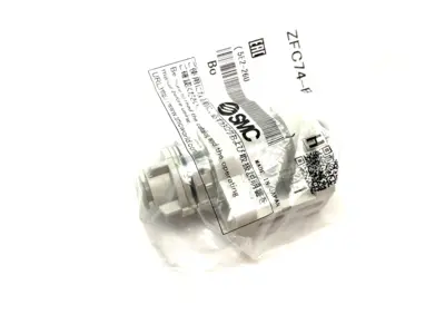 NEW SMC AIR SUCTION FILTER, IN-LINE, PUSH-TO-CONNECT 6MM O.D. W/ BRACKET