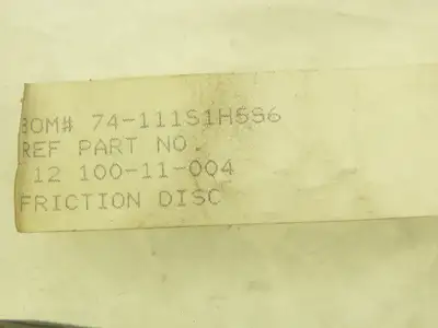 NA 12100-11-004 Friction Disc Clutch Plates 7"ODx4-3/8"ID 36T Drive Lot of 17