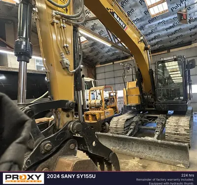 Used 2024 SANY SY155U Excavators Ohio US | Proxy Equipment #1379642
