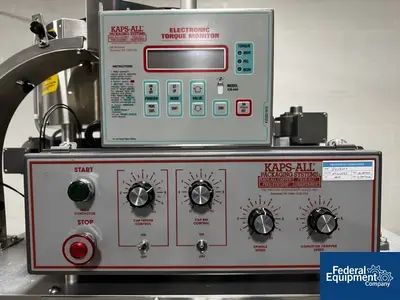USED Kaps All Kaps-All Packaging Systems Model E Automatic Bottle Capper