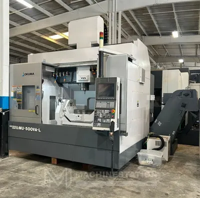 Used 2008 OKUMA MU-500VA-L Vertical Machining Centers (5-Axis or More) California US | MachineStation #1171687