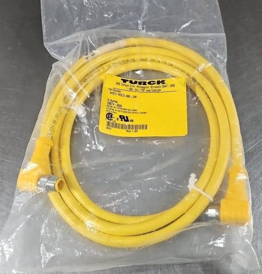 TURCK WSCV-WSCV 490-2M Cordset. Loc5E-17