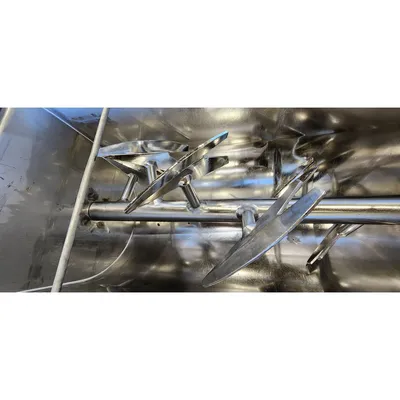 Used Stainless Steel Horizontal Paddle Mixer Blender 35 Cu/Ft