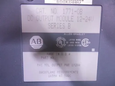 Allen Bradley 1771-OB PLC-5 DC Output Module Used
