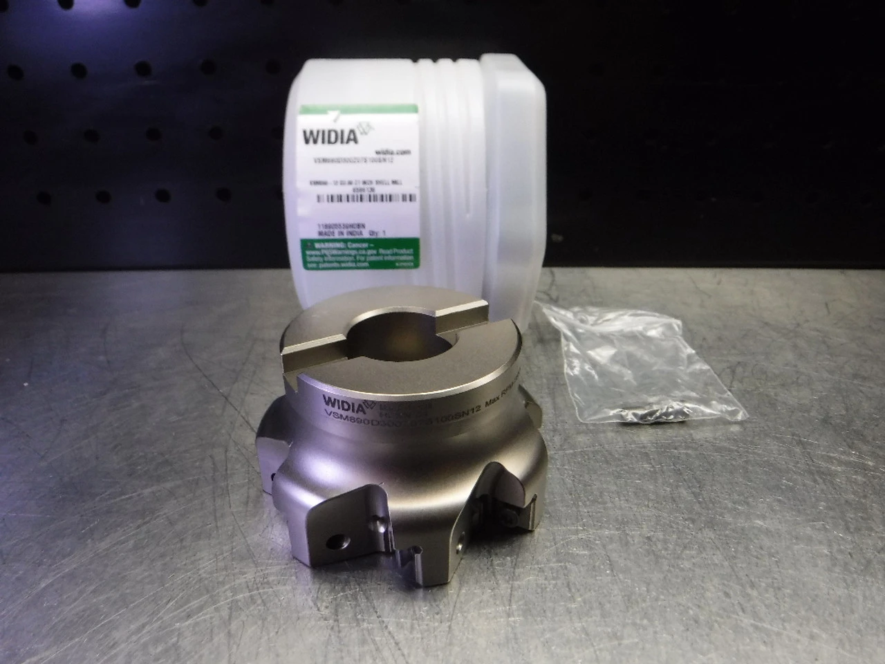 Widia 3" Indexable Facemill 1" Arbor VSM890D300Z07S100SN12 (LOC1193A)