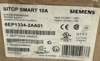 NEW SIEMENS 6EP1334-2AA01 POWER SUPPLY 6EP1334-2AA01