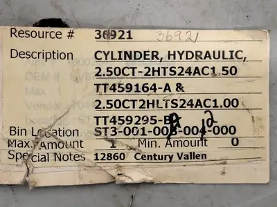 Used PARKER 02.50 CTB2HLTS24AC 1.000 Parts (Hydraulics and Pneumatics) British Columbia CA | Lenmark #264905
