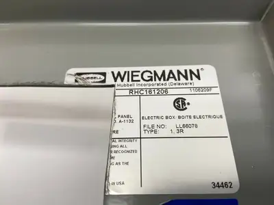 Used Wiegmann Electrical Enclosure Electrical Boxes Michigan US | Maverick Industrial Sales #1396324