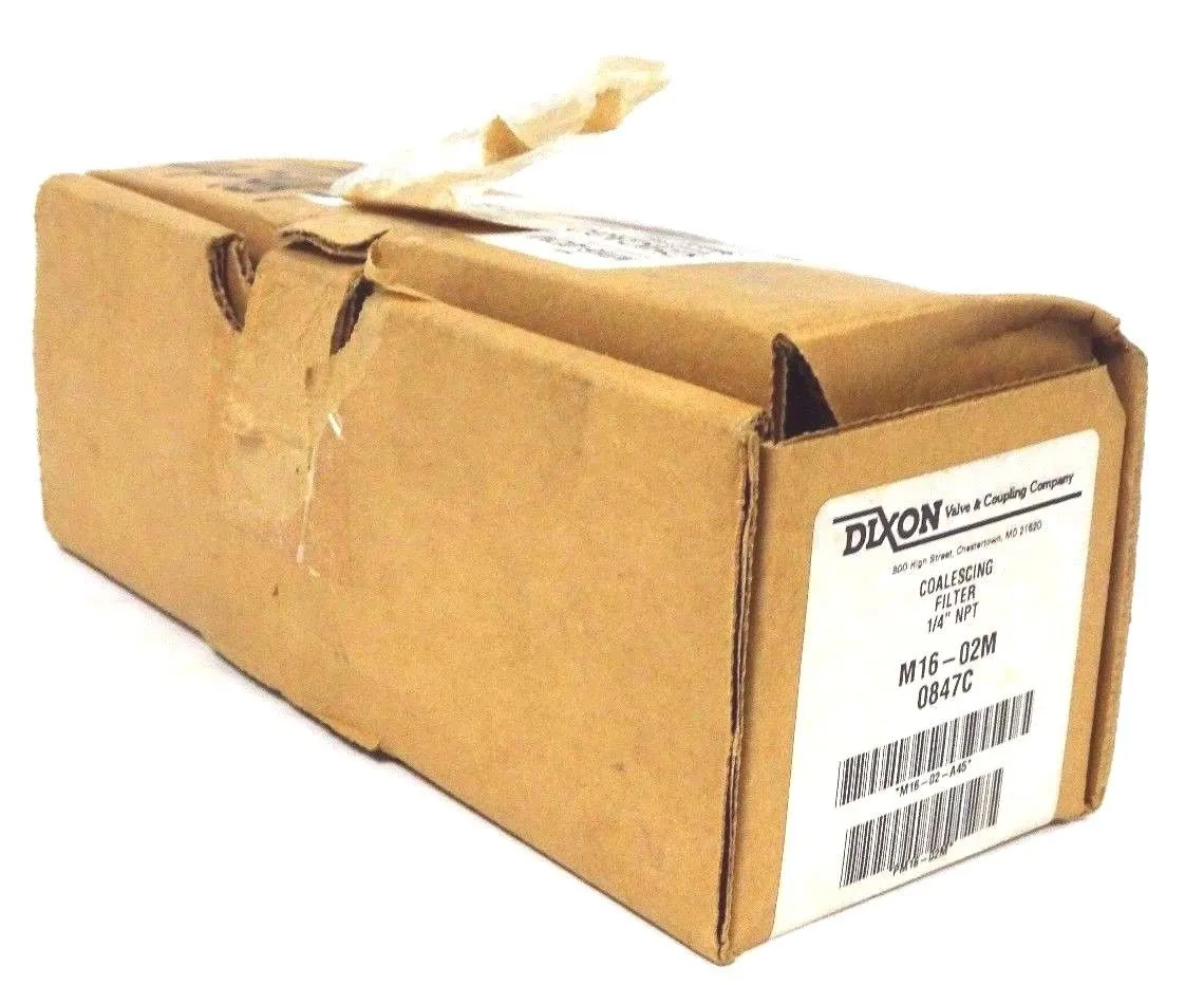 NEW DIXON M16-02M 0847C COALESCING FILTER