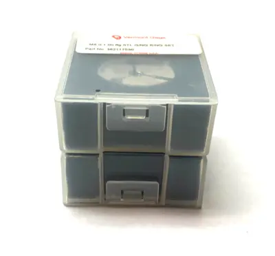 NEW VERMONT GAGE THREADED RING GAUGE SET M6.0-1.00 6G STL G/NG