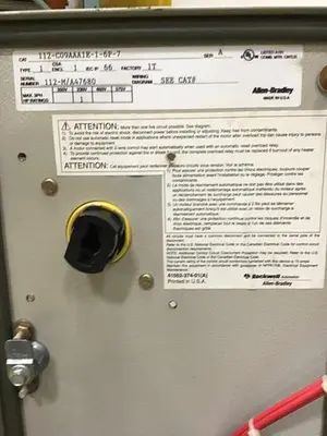 USED ALLEN BRADLEY 112-C09AAA1E-1-6P-7