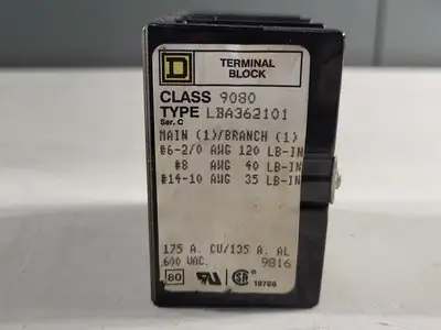 USED SQUARE D 9080 LBA362101