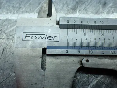 4pcs Measurement Lot. Caliper, Bore Gage, Radius Gage, Telescoping Gage