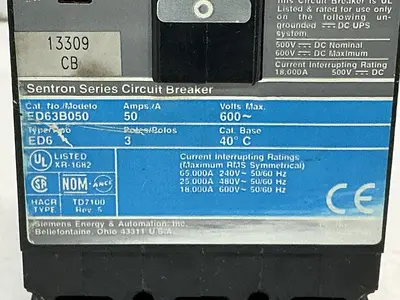 USED SIEMENS ED63B050