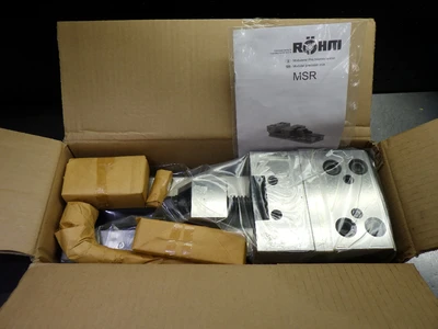 ROHM 150mm MSR Machine Vise 200mm (CC) W/Draw-Down Jaws MSR-150/SPW200 (STK)