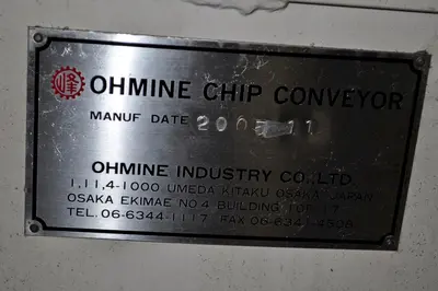 13' x 14" OHMINE SCRAP CONVEYOR