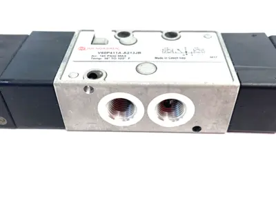 New | in-Stock IMI Norgren Double Solenoid Actuated Valve 5/2-Way 24VDC Solenoid Valves Michigan US | Maverick Industrial Sales #1397006