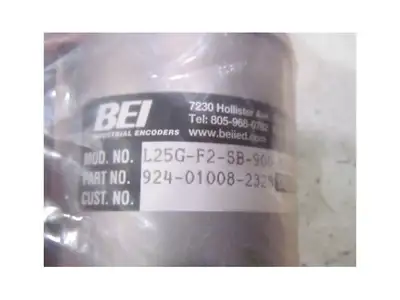 BEI Industrial Encoder L25G-F2-SB-900-ABZC-28V/V-SCS185