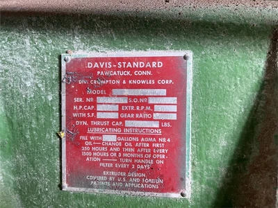 USED DAVIS STANDARD 350H III