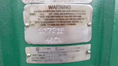 Pump, 30 HP, Vaughan, Chopper Pump, Mdl V00572 #S743427