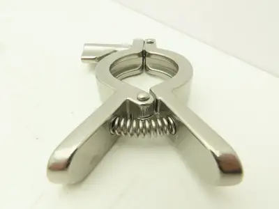 Dixon 13MHHM-Q100150 Squeeze Clamp Sanitary SS 1" to 1-1/2" Pipe Lot of 6
