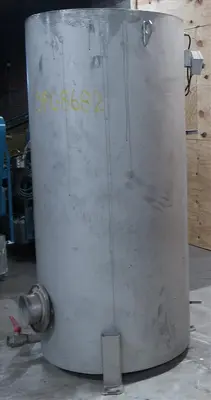 SPC8682  Tank 350 gallon vertical tank, Stainless Steel, flat
