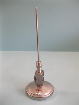 NEW 1/2" NPT Tel-Tru 50-400F° Adjustable Angle Thermometer 5" Dial 9" Stem A2