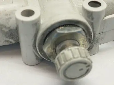USED SMC PNEUMATIC FLOW CONTROL W/ FITTING 10MM OD TUBE