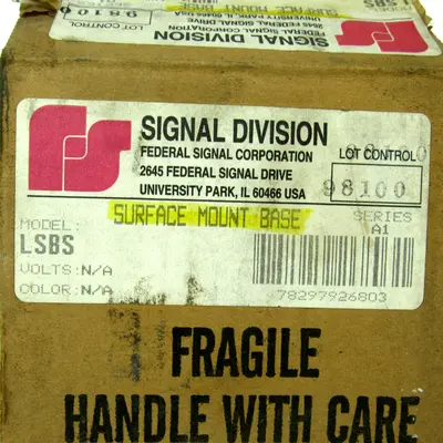 NEW FEDERAL SIGNAL LSBS