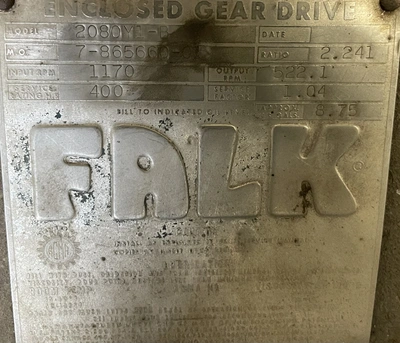 USED Falk 2080Y1-B