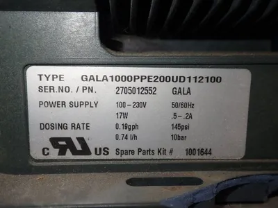 USED GAMMA/L GALA1000PPE200UD112100