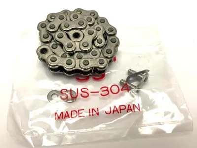 USED HKK CHAIN STAINLESS STEEL ROLLER CHAIN LINK