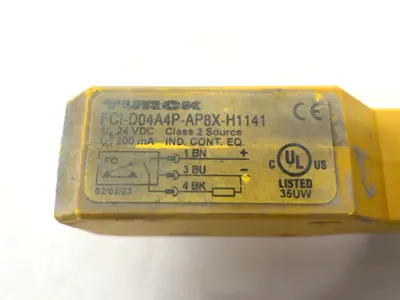 USED TURCK CLASS 2 INLINE FLOW CONTROL SENSOR 24VDC 6870640
