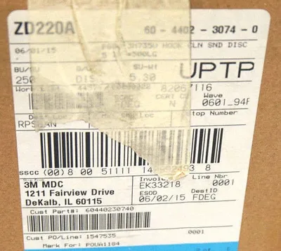 NEW 3M NIAGRA P0-120 ZD220A PIPE FITTINGS PO120 ( BOX OF 16 )