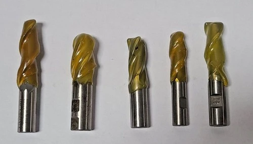 5 Mixed Sizes HSS End Mill High Speed Steel 3/4" 5/8" OSG Hanita Bridgeport