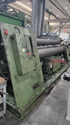 Used 1989 ROUNDO PS360 Plate Bending Rolls including Pinch Michigan US | Vander Ziel Machinery Sales #480500