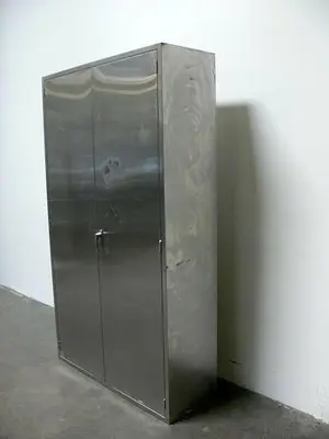 Stainless Steel Storage Cabinet  16" x 47" x 80"