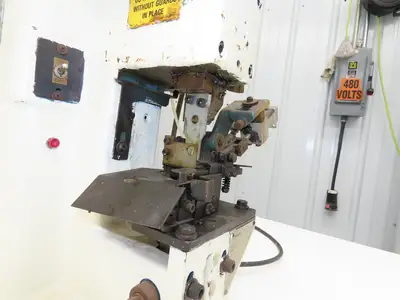 Amp-O-Lectric Model K Semi Automatic Wire Crimper Terminating Crimping Press